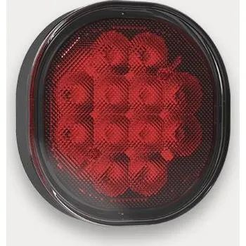 Mlhový světlomet Svítilna mlhová kulatá 12v/36v 12xled, homologace e9/emc/r10, kabel 0,5m 0247914_A, , ,