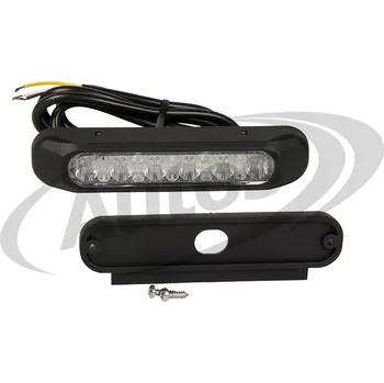 Mlhový světlomet Svítilna výstražná 12v/36v 6xled dvojzáblesk / trojzáblesk, oranžová, s kabelem 1m + držák 0030757_A, , ,