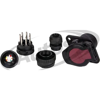 Šroubovák Zásuvka elektrická 24v/7pin abs/ebs/adr plastová, šroubovací kontakty 0176787_A, , ,