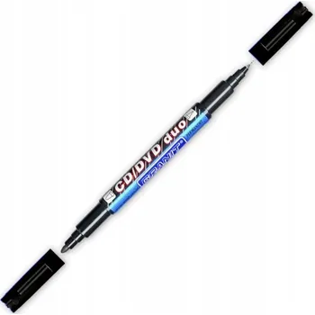 Oboustranný popisovač černý Popisovač fix žulové desky permanentní černý popisovač 2 mm 10 ks