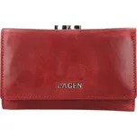 Lagen Dámská kožená peněženka LG - 22167 vínová