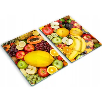 Obraz Dekorativní Krycí Desky z Tvrzené Sklo na Krájení 2x40x52 cm Kolekce ovoce