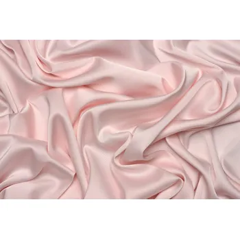 Saténové umělé hedvábí | Silky Armani - Světle růžová