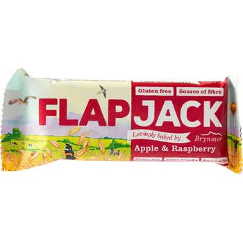 Flapjack ovesný malina-jablečná šťáva bezlepkový 80 g BRYNMOR