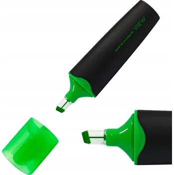 Zvýrazňovač zelený Uni zvýrazňovač zelený neonový popisovač na poznámky 1 ks