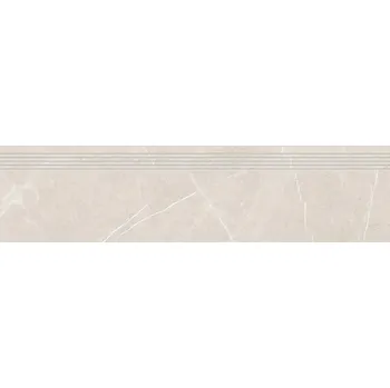 Dlažba Touch, schodovka, 30x120 cm, světle béžová