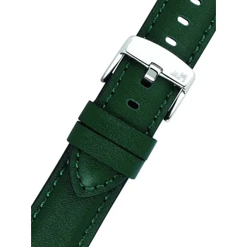 Řemínek na hodinky Kožený řemínek Morellato Croquet 5976C03.075 M, zelený - 24 mm