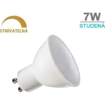 Žárovka Optonica LED žárovka 7W 8xSMD2835 GU10 500lm studená bílá STMÍVATELNÁ