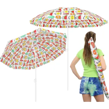 Slunečník Slunečník PLÁŽOVÝ/BALKONOVÝ 180CM SMĚS OVOCE 1048826