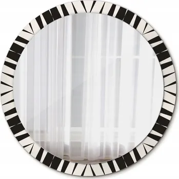 Zrcadlo Kulaté Zrcadlo na Zeď Abstrakce Geometrie 100cm