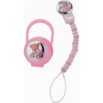 klip na dudlíky Klip na dudlík valenti růžový