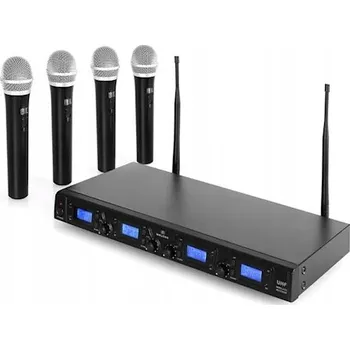 Mikrofon Sada bezdrátových mikrofonů Auna Pro UHF-550 Quartett 1