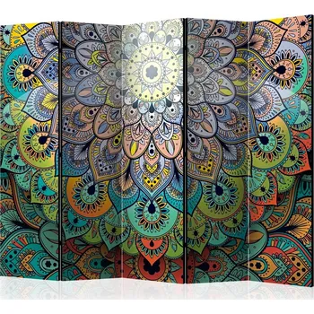 Paraván Paraván 5dílný - Barevná vitráž II