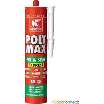Lepidlo Griffon Polymax Fix&amp;Seal Express transparent 425g