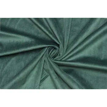 Galanterie Samet polyester - Lahvově zelený