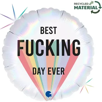 Balónek Foliový balonek Best F-cking day Ever 46 cm