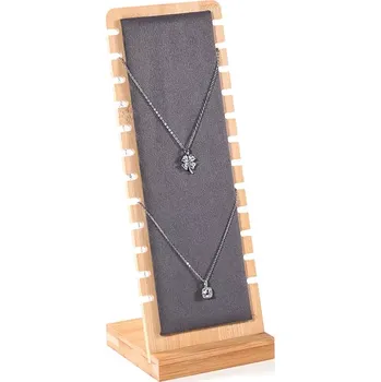 Šperkovnice Dekolt, stojánek, stojan na šperky výška 26cm šedý (DRD5S)