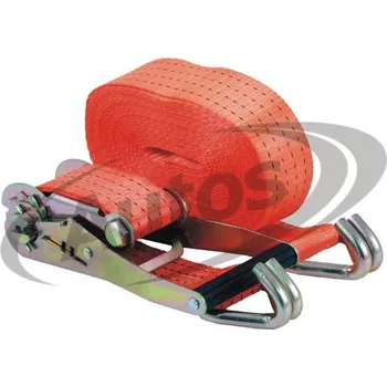 Upínací popruh Pás upínací 5t/50mm/10m klasik ráčna, červený 0121552_A, , ,