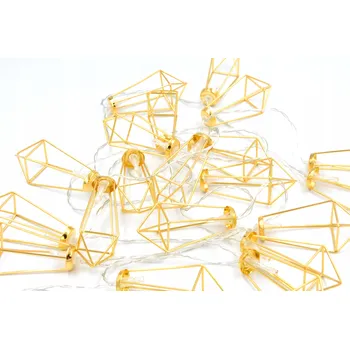 Vánoce Světelný řetěz Focla 316 cm na baterie, žlutý