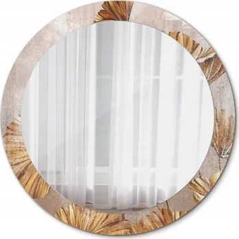 Zrcadlo Nástěnné Zrcadlo Rám Glamour Boho listy 80 cm
