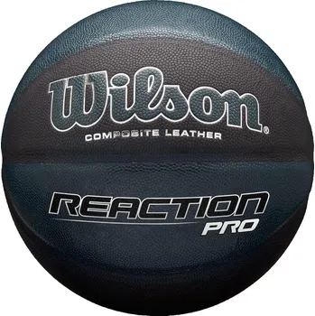 Basketbalový míč BASKETBALOVÝ MÍČ WILSON REACTION PRO COMP NAVI BLUE R.7
