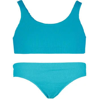 Dívčí plavky Dětské plavky 4F 4FJWSS25UBKSF047 AQUA NEON 146-152