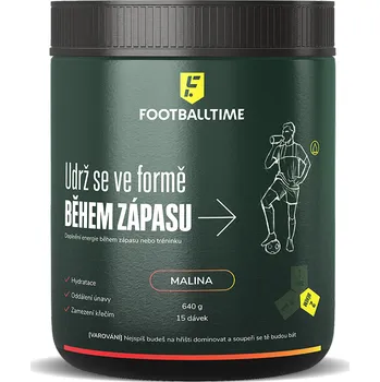 Anabolizér FootballTime Udrž se ve formě BĚHEM ZÁPASU Příchuť: Malina, Počet dávek: 15