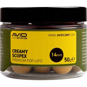 Boilies POP-UP BOILIES AVID PREMIUM CREAMY SCOPEX 14mm/50g