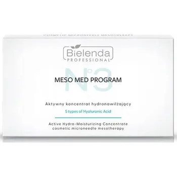 Pleťové sérum Bielenda Professional MESO Aktivní koncentrát s 5 druhy kyseliny hyaluronové 10 x 3 ml NOVINKA!