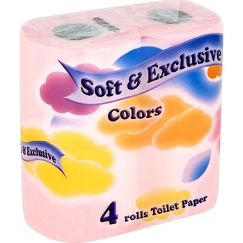Toaletní papír Toaletní Papír SOFT Exclusive 2vrstvý 4 ks/balení