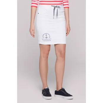 Dámská sukně SUKNĚ SD2502-7855-11 XXL, Bílá