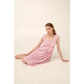 Dámské oblečení Vamp Letní noční košile s knoflíkovou légou 22006