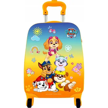 Dětský kufr Tlapková patrola Nickelodeon 32 l, odstíny žluté a zlaté, vícebarevný