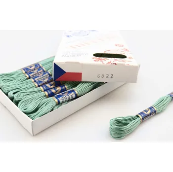 Příze Niťárna Vyšívací příze Mouline 6822 - pistáciová