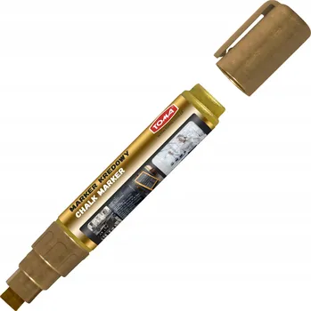 ZLATÝ KŘÍDOVÝ POPISOVAČ hrot 8 x 5 mm Toma SILNÝ DEKORATIVNÍ FIX