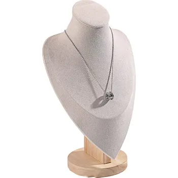 Šperkovnice Stojánek, dekolt na šperky výška 28cm bílá (DRD12B-3)