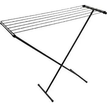 Sušák na prádlo Sušák na prádlo Bo-Camp Compact Steel barva černá