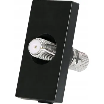 Elektrická zásuvka Anténní zásuvka nástěnná MIUUN černá