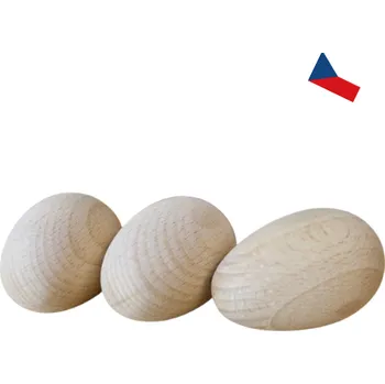 Velikonoční dekorace JH WoodArt Dřevěné vajíčko sada 3 x malé (Perfektní doplněk pro jarní svátky)