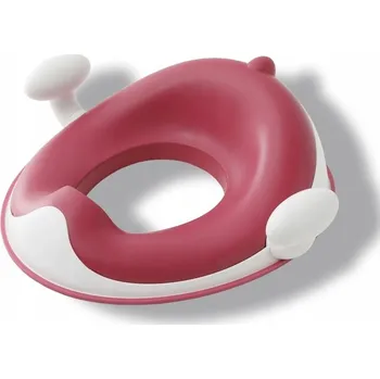 WC sedátko Nástavec na WC sedátko, měkké sedátko Dinosaurus, růžové - Babyhood