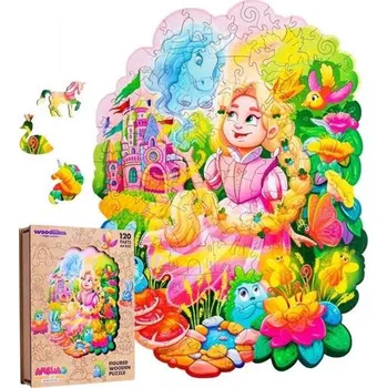 Hračka Puzzle Puzzler dřevěné, barevné - Amelia Princess of Magic