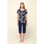 Vamp Dámské pyžamo s kapri kalhotami 22041