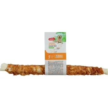 Pamlsek pro psa ZOLUX Kousátko pro psy – kroucená tyčinka obalená kuřecím masem, 28 cm