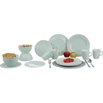 Příslušenství ke karavanu Sada nádobí do karavanu Gimex Royal Line 16 ks mátová