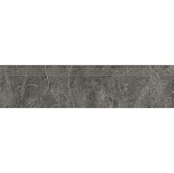Dlažba Core, DCPVD875, schodovka, 30x120cm, černá