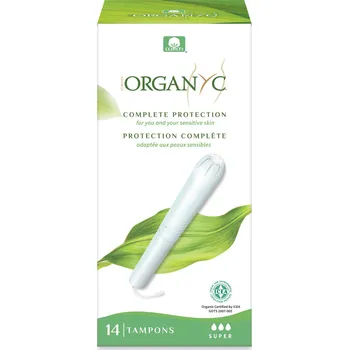 Menstruační kalíšek Tampony s aplikátorem SUPER 14 ks ORGANYC