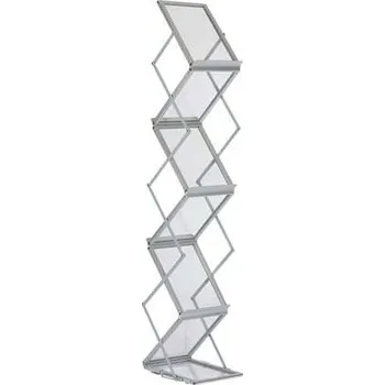 Prezentační stojan Twinco, skládací, 5 přihrádek