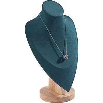 Šperkovnice Stojánek, dekolt na šperky výška 28cm zelená (DRD12Z-3)