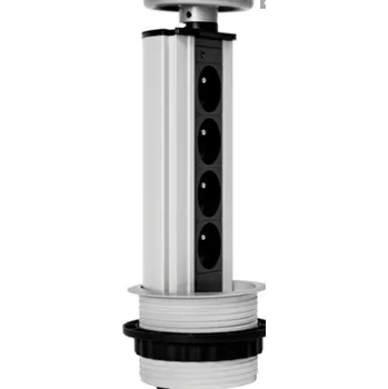 Elektrická zásuvka OTIO Zásuvková lišta výsuvná ONE se 4 zásuvkami 230V, 1,5m kabel 760072