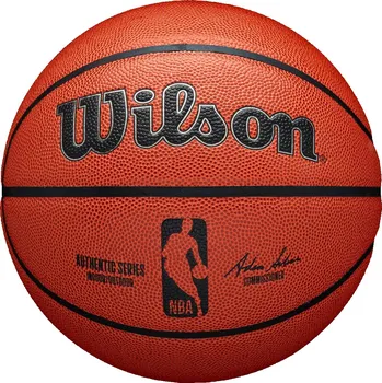 Basketbalový míč BASKETBALOVÝ MÍČ WILSON NBA AUTHENTIC SÉRIE VNITŘNÍ/VNĚJŠÍ VELIKOST 7